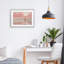 «Pink Sky Surfer», reproduction sous verre encadrée, design par LSR Design Studio-1567370641-1567370647