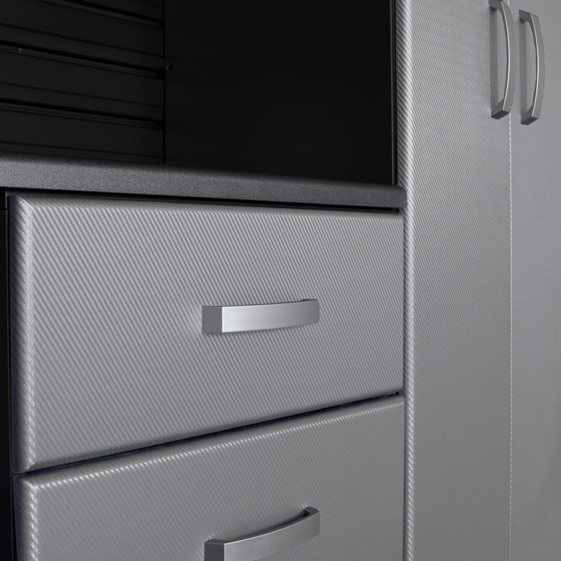 Deluxe 4 Piece Storage System, Black/Platinum Carbon