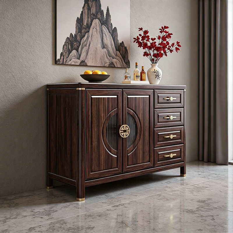 Multi-Functional Large-Capacity Sideboard, 33.46" H x 47.24" W x 16.54" D