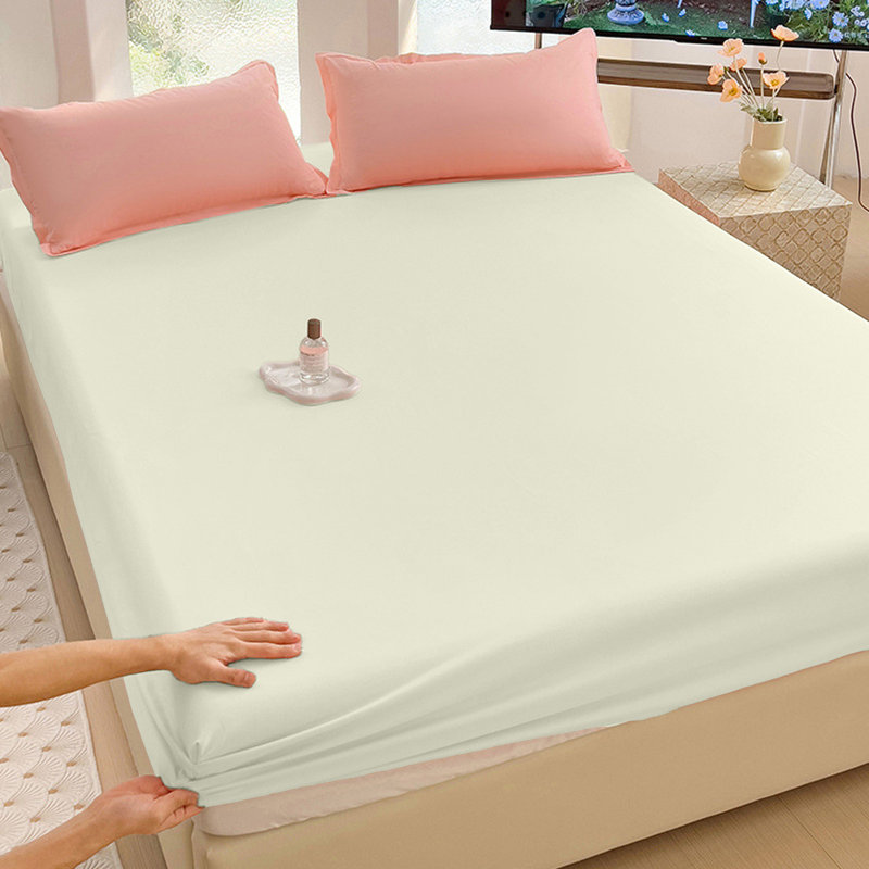 Polyester bed cover Solid Color Ease Friendly Washable Sheets, G