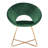 Crivello 71.12 cm Wide Contemporary Velvet Accent Chair with Open Back-995592956