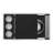 Ruvati 17 x 16 inch Black Composite Dual-Tier Cutting Board for Ruvati Workstation Sinks