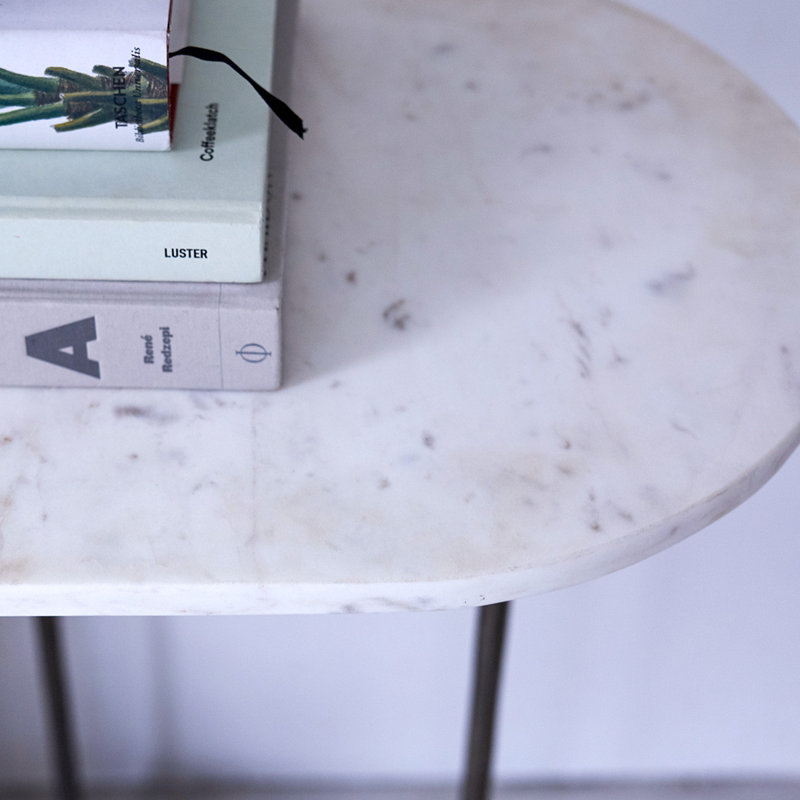122cm Marble Top Console Table