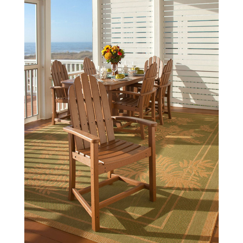 Chaise Adirondack POLYWOOD Classic, Teck