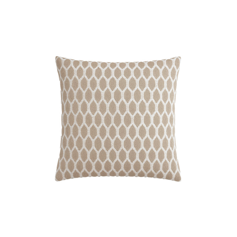 Rustic Beige Shore Net Indoor Outdoor Pillow 14x20, Square 20", Pillow Cover Only - No Insert