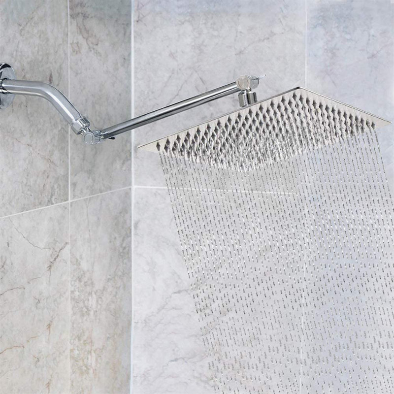 Pomme de douche à pluie réglable, Chrome