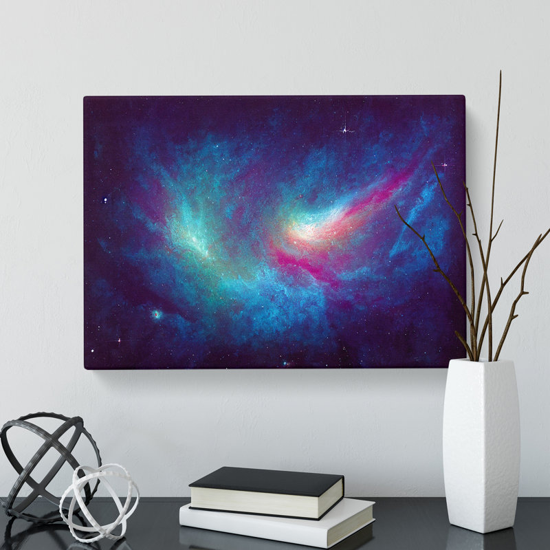 Futuristic Galaxy Vol.2 - Wrapped Canvas, 50cm H x 76cm W x 3cm D