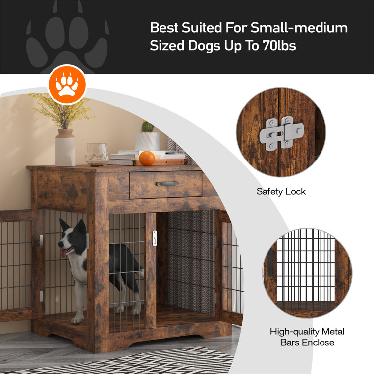 https://assets.wfcdn.com/im/88483187/resize-h755-w755%5Ecompr-r85/2554/255436438/Furniture+Style+Dog+Crate+End+Table+With+Drawer%2CPet+Kennels+With+Double+Doors%2CDog+House+Indoor+Use%2CWeathered.jpg