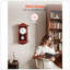 Horloge murale vintage à pendule avec mouvement à quartz, élégante et silencieuse pour la décoration intérieure