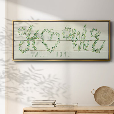 Shiplap Vines Home - Toile encadrée