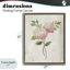 Cadre flottant à tiges d'hortensia rose, design par Nan-18696862-18696866