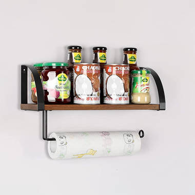 Latitude Run® Acrylic Wall/ Under Cabinet Mounted Paper Towel Holder