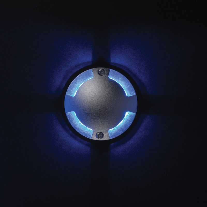 1 Light LED Deck, Step and Rail Lights, Grey