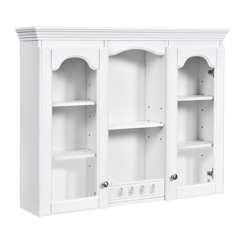 Bathroom Wall Mounted , White, Adjustable Shelving For Storage Aggregator, Shelving, Large Capacity