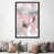 Toile avec cadre gris