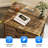23.6”wx17.7”d Rustic Couch End Table With 3 Ample Drawers, Farmhouse Nightstand With 4 Solid Wood Legs, Vintage Bed Side Table With Durable Structure (set Of 2)-854703809
