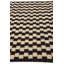 Tapis noir et blanc Jessen