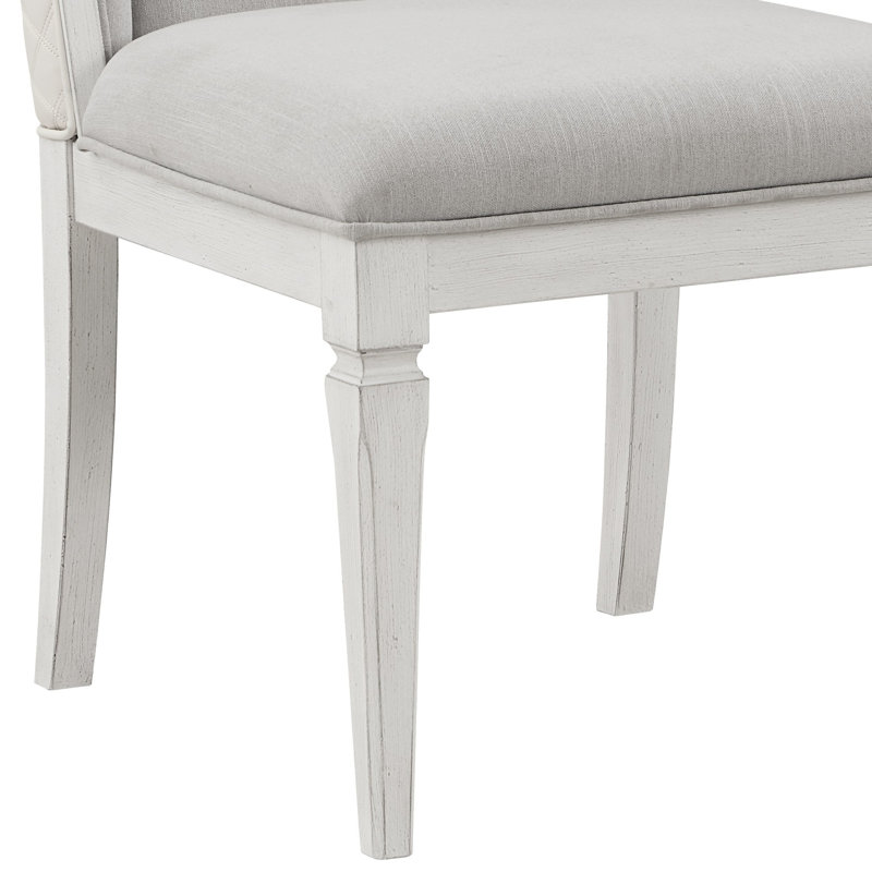Chaise d'appoint rembourrée (ensemble de 2)