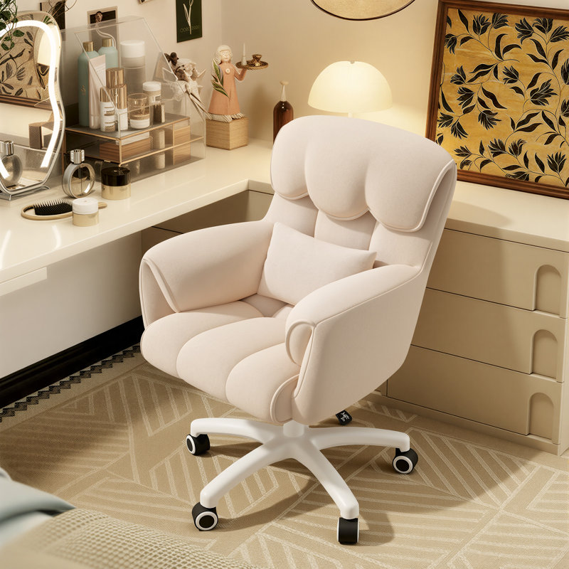 Fairmont Park Velvet, Beige, White