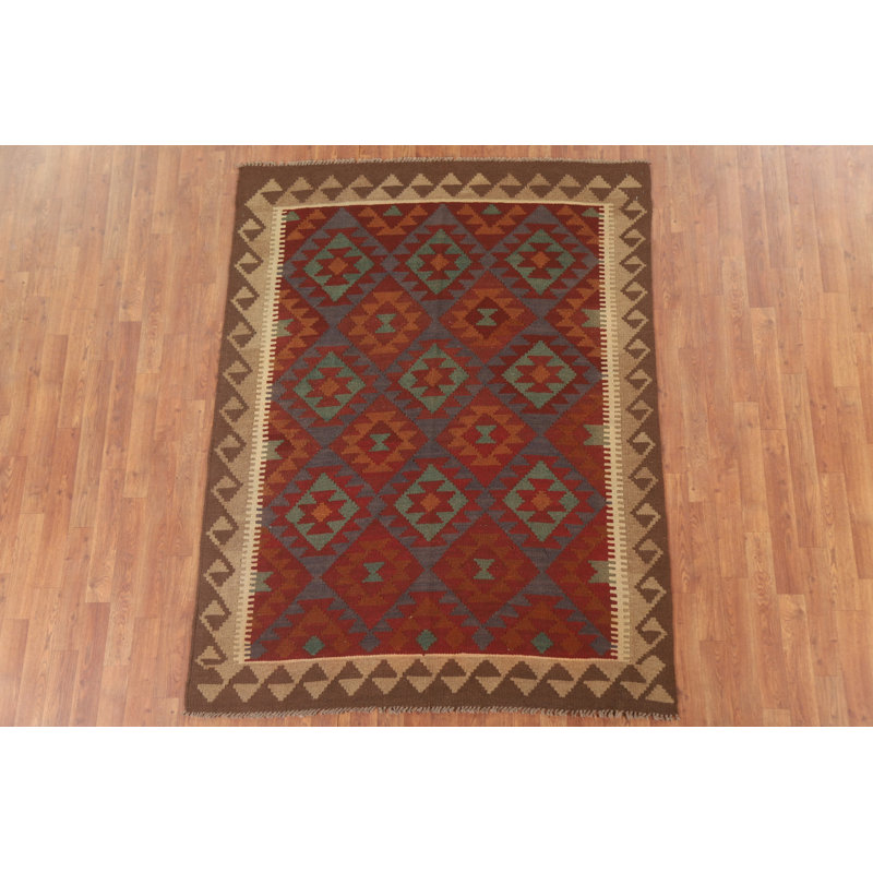 Multi-Color Kilim Oriental Area Rug 5x7