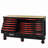 Automobile Repair Heavy-Duty Tool Cart With 7+12 Drawers (Without Tools), Mobile Storage Tool Cabinet For Workshop And Laboratory-Black&Red
