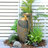 Hand Crafted Weather Resistant Floor Fountain with Light