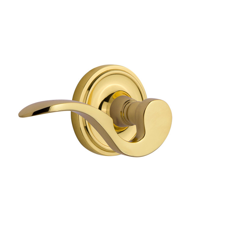 Mannequin simple avec levier classique pour rosette classique, Gaucher, Laiton non laqué
