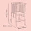 Escabeau pour tout-petit pliable Montessori-110139211