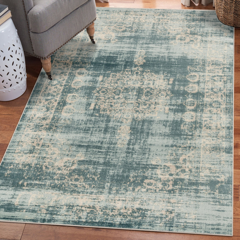 Alki Floral Indoor Rug, Rectangle 8' x 10'