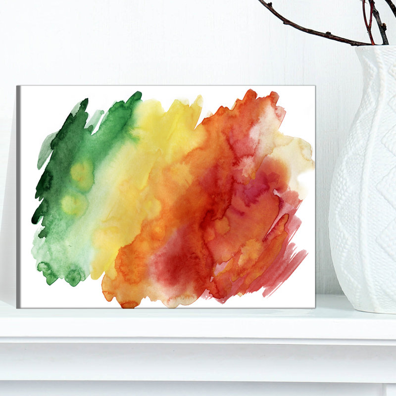«Color Explosion Abstract», impression sur toile tendue, H 30 po x l 40 po x P 1 po, Toile tendue