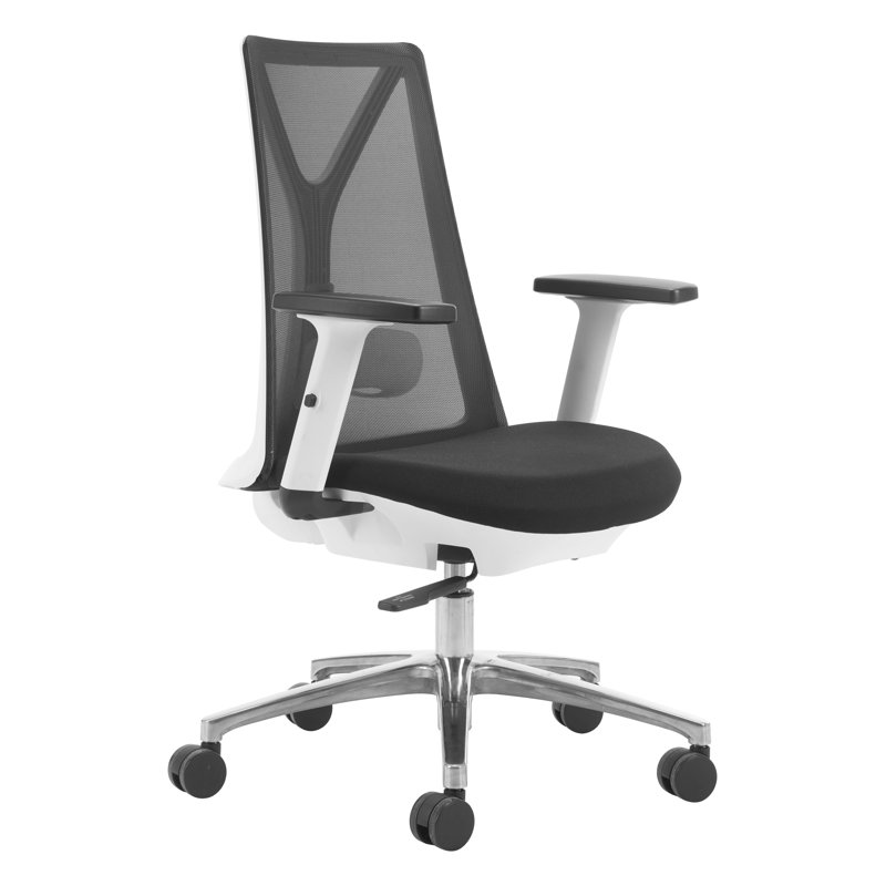 Ergonomic Office Chair High Back Swivel Desk Chair Adjustable Task Chair Rolling Workstation Seating Modern Design