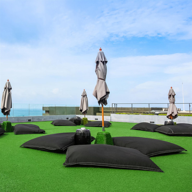 Dakota Fields Outdoor UV Resistant Artificial Grass Set of 2