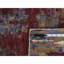 Tapis de couloir rouge en soie 2 pi 7 po x 8 pi 1 po Stackpole One-of-a-Kind