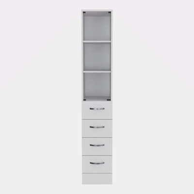 3-Drawer 3-Shelf Linen Cabinet