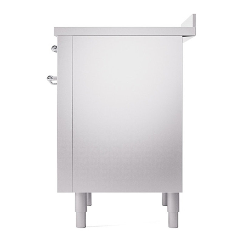 ILVE Nostalgie II 36 in Induction Range, Stainless Steel/Chrome
