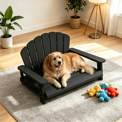 Lit pour chien en résine Adirondack