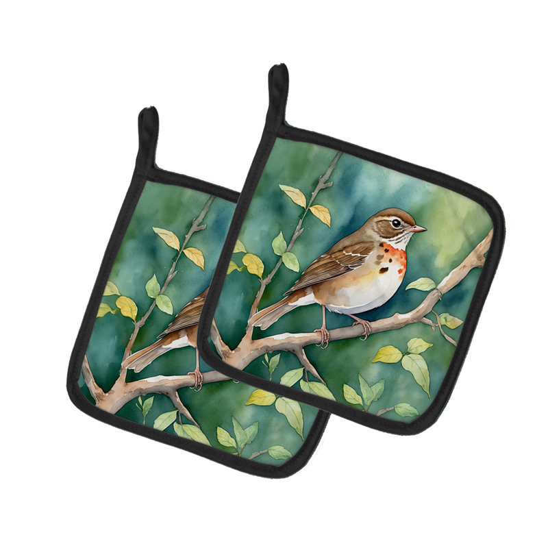 Paire de poignées Vermont Hermit Thrush
