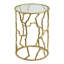 Table de bout en verre