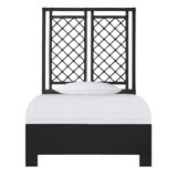 X & Diamond Low Profile Platform Bed