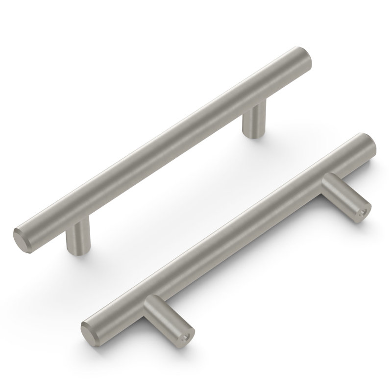 Poignées de bar pour armoires de cuisine, poignées de tiroir à noyau solide pour portes d'armoire, Acier Inoxydable, 3 3/4"
