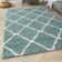 Myshaggy Collection Rugs Moroccan Design in Duck Egg Blue