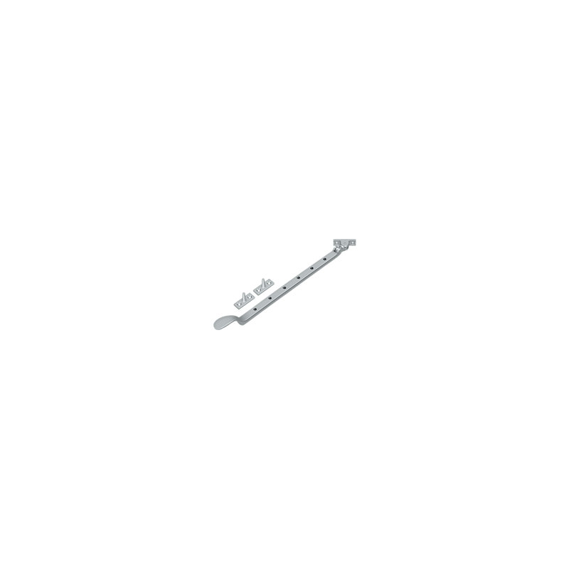 Colonial Casement Stay Adjuster, Brushed Chrome