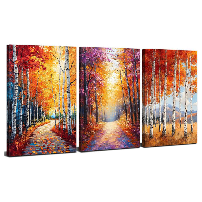 3 Piece Wrapped Canvas Wall Art