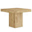 Table de salle à manger carrée, table de salle à manger moderne