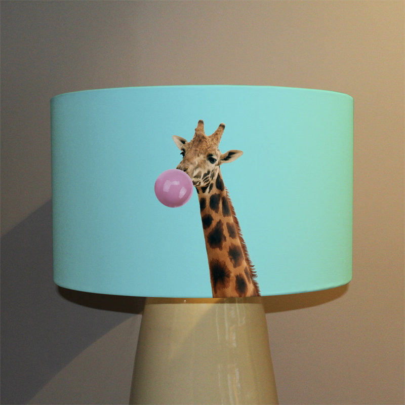 25cm H Canvas Drum Pendant Shade ( Clip On )