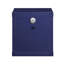 Table de chevet bleue avec tablette ouverte-669067435