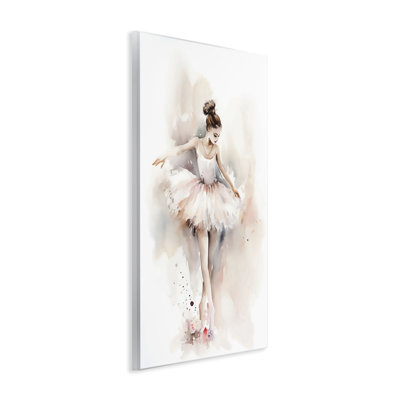 «Watercolor Dancer Pose», plaque murale par Creative Studio