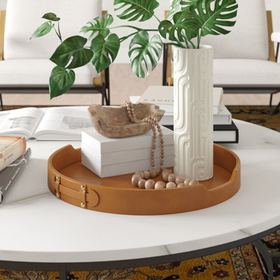 Ayanti Leather / Faux Leather Tray