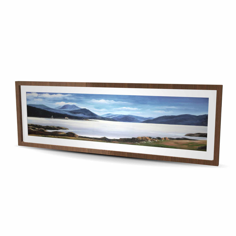 «Scottish Highlands Beautiful Day», reproduction encadrée pour la décoration intérieure, H 60 po x l 20 po