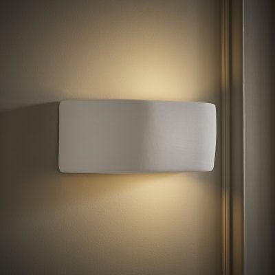 Laura Ceramic Flush Mounted Sconce